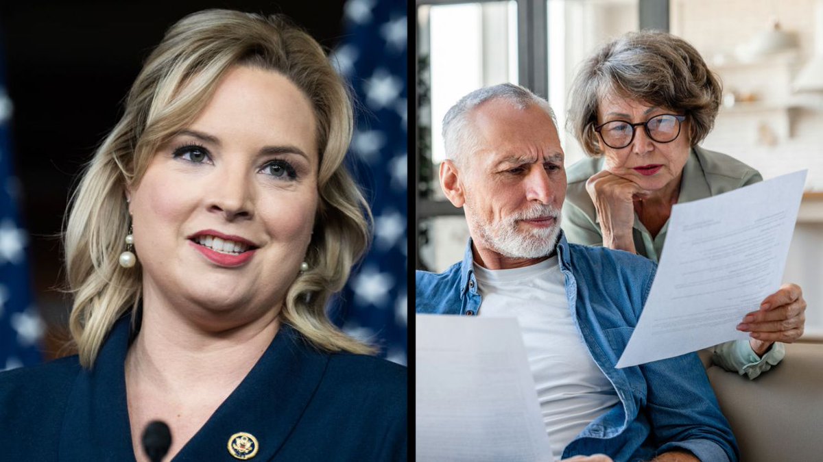 GOP__Ls's tweet photo. 🚨 Republican Ashley Hinson says she's open to raising the Social Security retirement age:

"Millennials are the worst group of savers in the country right now." https://t.co/mSO5K0yXvY