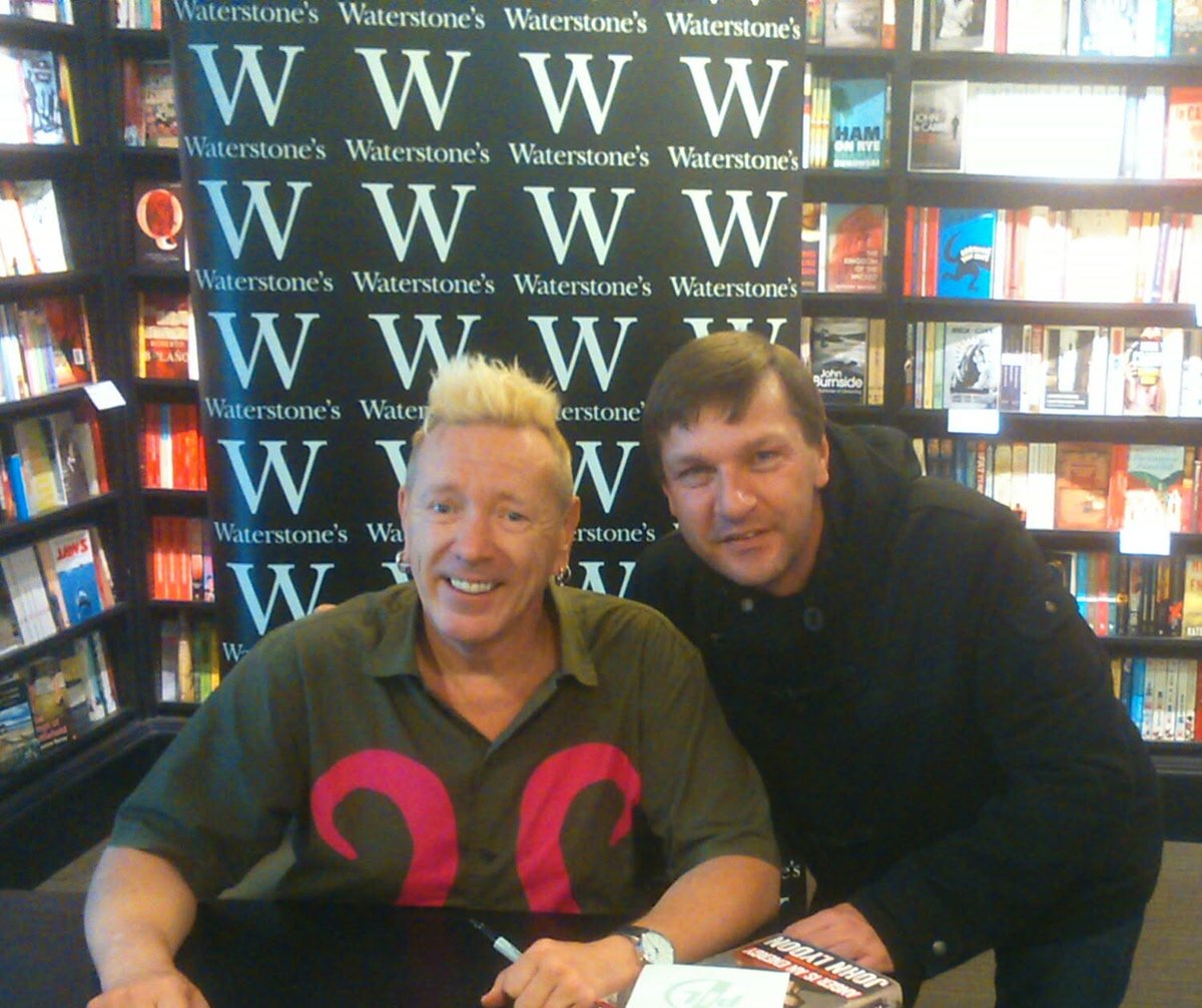 PILHead's tweet photo. me &amp; John at a couple of meet n greets over the years @lydonofficial @pilofficial https://t.co/eoTnjMLBcN
