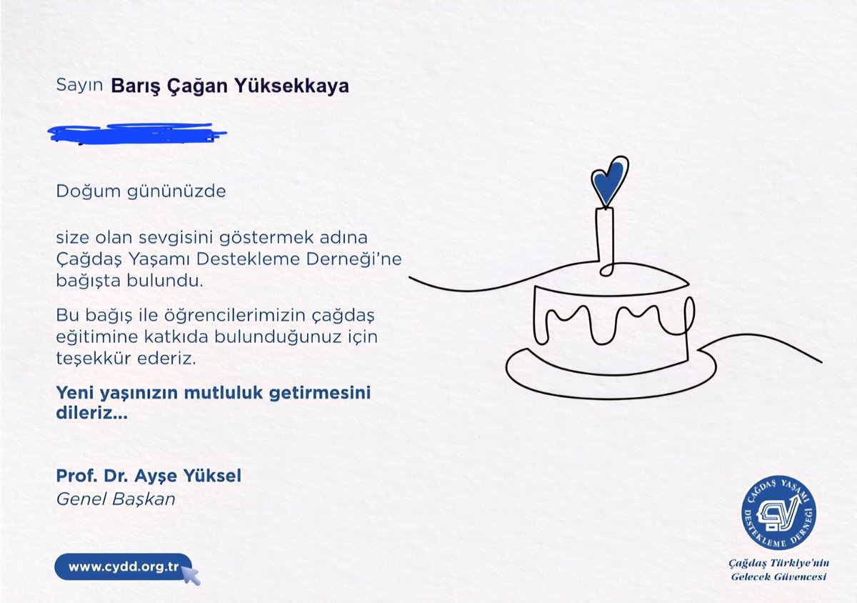 youngerfreefall's tweet photo. Sevgili Barış, 

Sanatçı ruhuna, yazdığın her satıra ve etik anlayışın dahil bir çok açıdan kişiliğine çokça hayran olduğum ve sevgi beslediğim biri olduğun için yeni yaşına geçmeden önce sana bir hediye vermek istedim. Başta çok düşündüm ne verebilirim diye ve sonrasında seni fiziksel bir hediye yerine daha manevi bir hediyeyle onurlandırmak istedim. 

Maalesef benim senin gibi şairane bir ruhum yok o yüzden neler yazabileceğimi inan bilmiyorum. Sadece seni doğum gününde yapabilirsem biraz mutlu etmeyi, gururlandırmayı ve başardığını göstermek istedim. 

Seni daha nice sahnelerde daha nice başarılara adım atarken görmek için sabırsızlanıyorum, yolculuğunun her anında arkanda binlerce sevenin seni her zaman destekliyor olacağız. Şu an olduğum yerle ve sonrasında olacağın yerlerle gurur duyuyorum ve ülkemizin aydınlık yüzü olmaya devam etmeni en içten duygularımla diliyorum.

Yeni yaşın sana başını yastığa her koyduğunda huzurlu ve mutlu uyku çekmeni sağlayacak başarılar, anılar ve sağlık getirsin. 

Dediğim gibi seni onurlandırmak ve ülkenin daha aydınlık günlere ilerleyebilmesini sağlamak adına senin adına iki kuruma bağış yaptım.  Bu hediyenin senin için daha anlamlı olacağını düşündüm. Umarım görürsen mutlu olursun.

Seni çok seviyorum,  doğum günün kutlu olsun.
 
@bcyuksekkaya