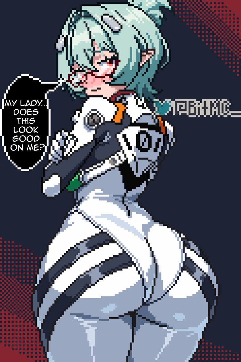BitMC_'s tweet photo. Roxy as Rei Ayanami | sfw #ZenlessZoneZero #zzzero https://t.co/jLa6TLiYWG