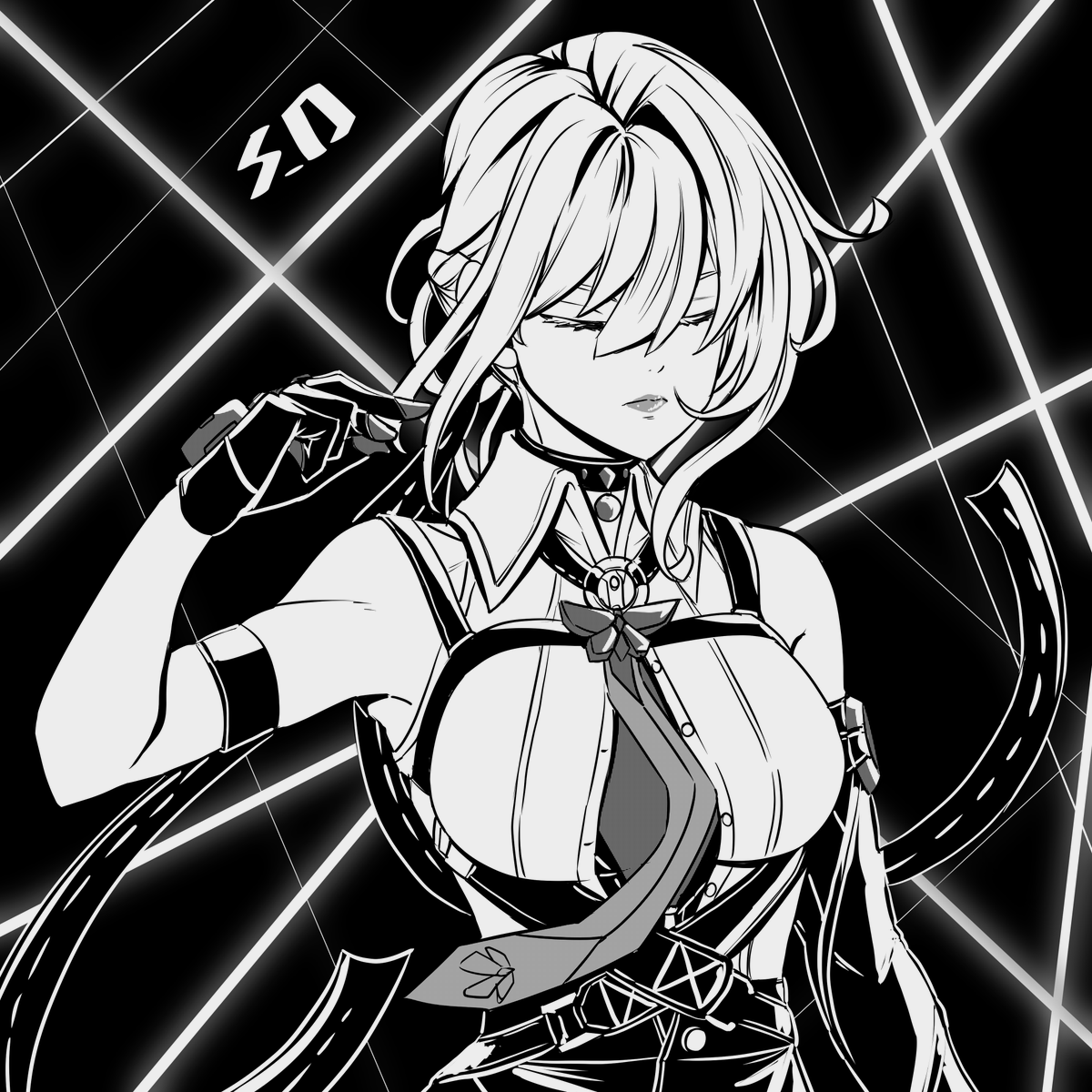 ShiroSaeki94's tweet photo. Inktober día 8: Evelyn Chevalier, sugiéreme el siguiente día XD.
#manga #anime #ink #inktober #inktober2026 #evelyn #evelynchevalier #evelynzenlesszonezero #fanart #zenleszonezero #zzz
#shirookami #shirosaeki https://t.co/fzTxPPp1cu