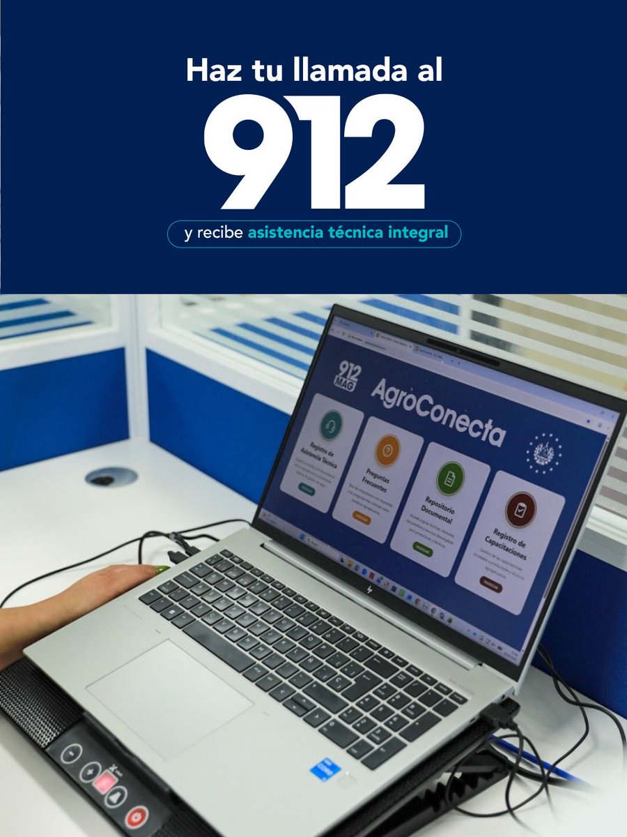 AgriculturaSV's tweet photo. No se trata de un call center común: es un canal de asistencia personalizada donde expertos de cada rubro responden tus dudas y le dan seguimiento a tus necesidades al instante. 🌾

📞 912
💬 7748-6792 https://t.co/GqbXLA9Vrx