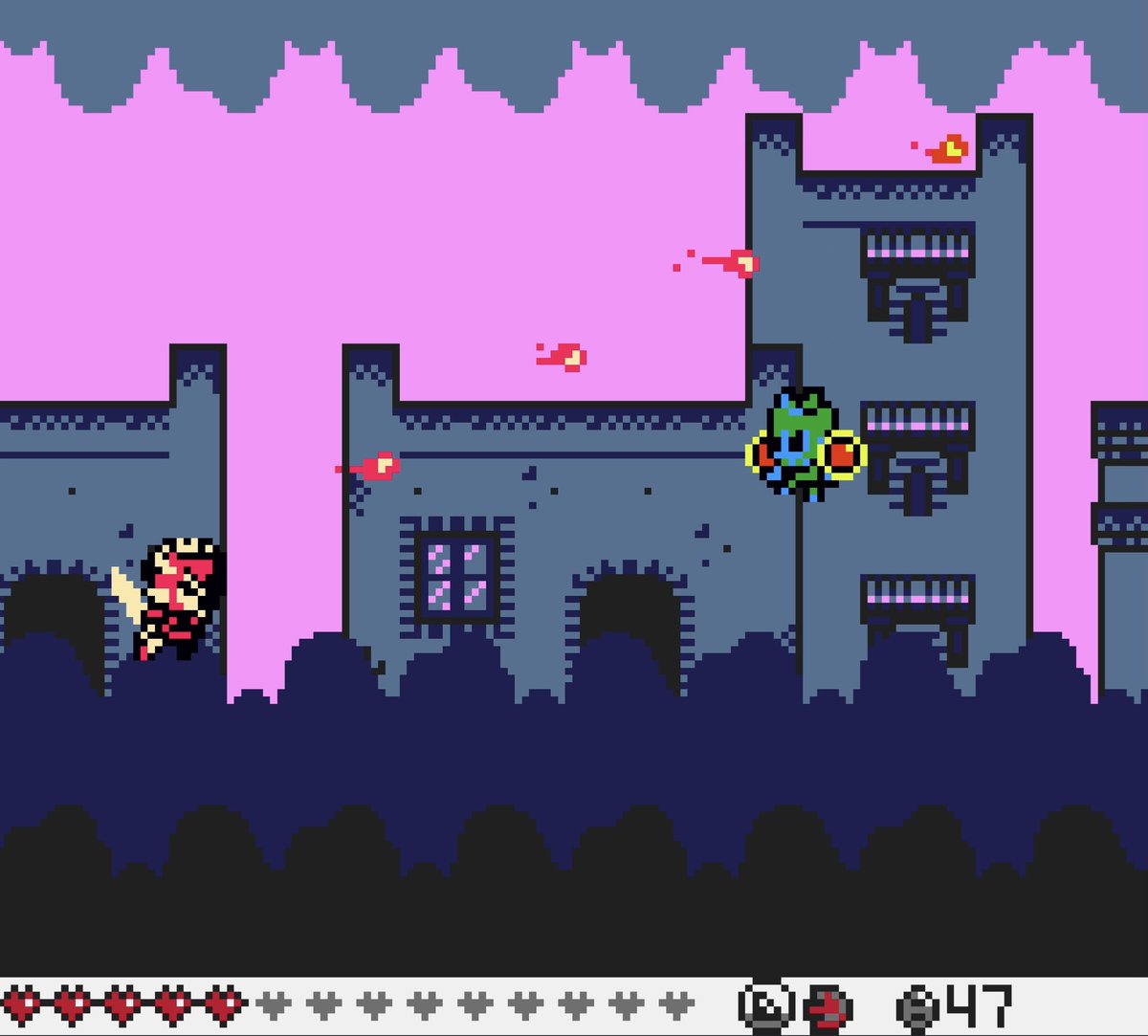 sergioelisondo's tweet photo. KUROHI 🔥 New Metroidvania Adventure for PC and GBC
mini-bosses
https://t.co/bxfFKNsTK6
4 play styles: Metroidvania, Overhead, Space shooter, & Point and click
#nintendo #gameboycolor #steam #GBC #gameboy #gaming #gba #nes #snes #kurohi #softinarystudios #fun #pixel #art https://t.co/qWXiYrlKdX
