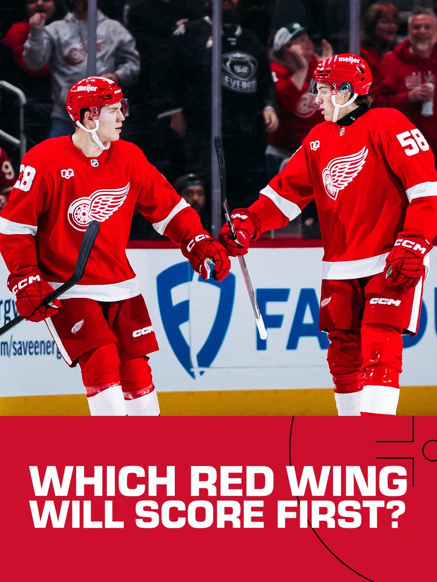DetroitRedWings's tweet photo. Who scores first for us tonight?!

Drop your picks using #drwfirstgoal⤵️ https://t.co/9lPQNRYE3l