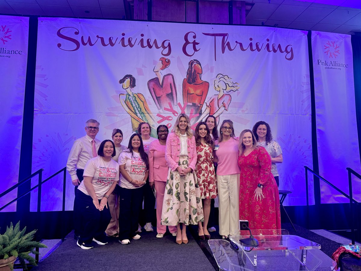 cshbrazosvalley's tweet photo. Pink Alliance recently held their annual Surviving &amp; Thriving luncheon. We were honored to have several of our team members attend to support a mission that puts people, health and advocacy first.

#Humankindnessliveshere #CommonspiritStJosephHospital #PinkAlliance https://t.co/f61nQB6m5k