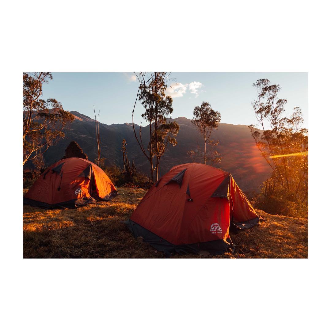 zibanmetal's tweet photo. Morning sun over our second camp on the trek. https://t.co/dHk6eR3LPu