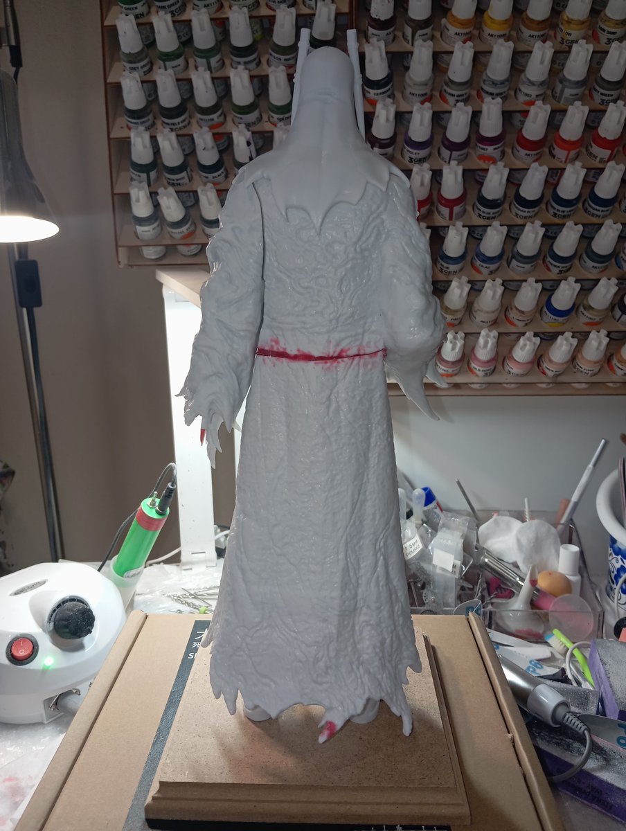 Blade0818's tweet photo. 『Shimada Death』の著作権表記は、片方の足の裏にあります :)))) #DaiDark  #wf2026s  @wanggangmodel 😍 https://t.co/pB437ckNRh