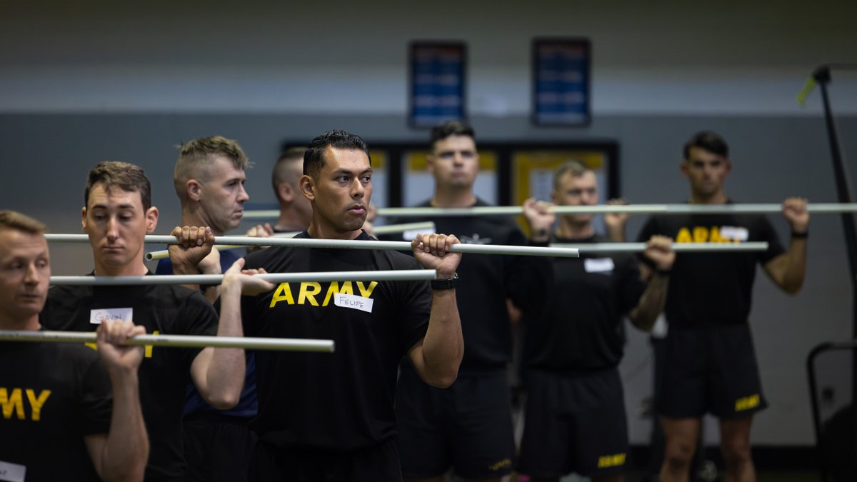 MDW_USARMY's tweet photo. U.S. Army Soldiers assigned to the 3d U.S. Infantry Regiment (The Old Guard) participated in an APEX Path Physical Training instructor course at the Fort Myer Fitness Center on Joint Base Myer-Henderson Hall, Virginia, Oct. 7, 2026. The course provides our Soldiers with the knowledge and practical skills necessary to properly facilitate APEX Path physical training sessions and improve unit physical readiness. APEX is a performance training organization that combines advanced fitness training and data collection to develop customized training programs designed to enhance physical performance and operational readiness.

U.S. Army photos by Cpl. Jesus Menchaca
