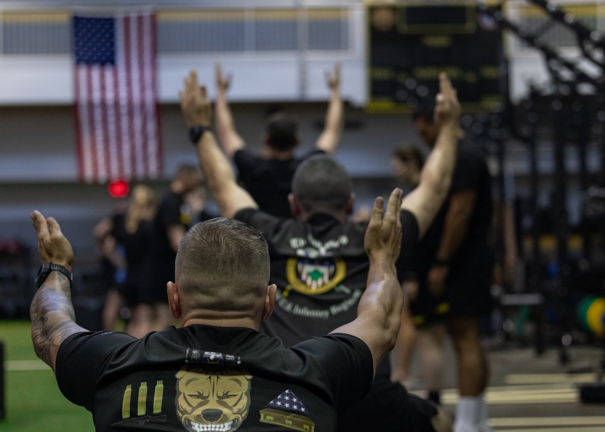 MDW_USARMY's tweet photo. U.S. Army Soldiers assigned to the 3d U.S. Infantry Regiment (The Old Guard) participated in an APEX Path Physical Training instructor course at the Fort Myer Fitness Center on Joint Base Myer-Henderson Hall, Virginia, Oct. 7, 2026. The course provides our Soldiers with the knowledge and practical skills necessary to properly facilitate APEX Path physical training sessions and improve unit physical readiness. APEX is a performance training organization that combines advanced fitness training and data collection to develop customized training programs designed to enhance physical performance and operational readiness.

U.S. Army photos by Cpl. Jesus Menchaca