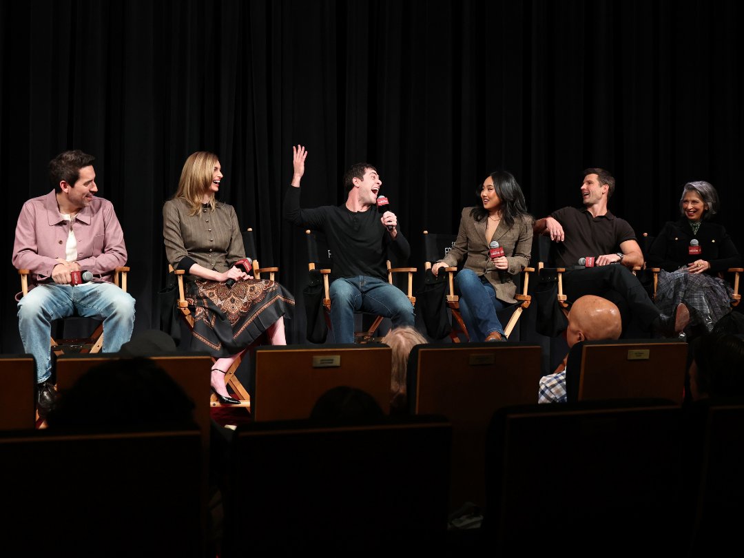 sagaftraFOUND's tweet photo. .@EdwardWeeks, @allegra_edwards, @LewisonJaren, Helen J. Shen, @Parker_Young and @Roseabdoo joined us for an advance screening of the first two episodes of CBS’s new comedy ‘Eternally Yours’ and a conversation. Moderated by @BreanneNYC of People: https://t.co/OprUIPCn6K https://t.co/V8grdtFvb1