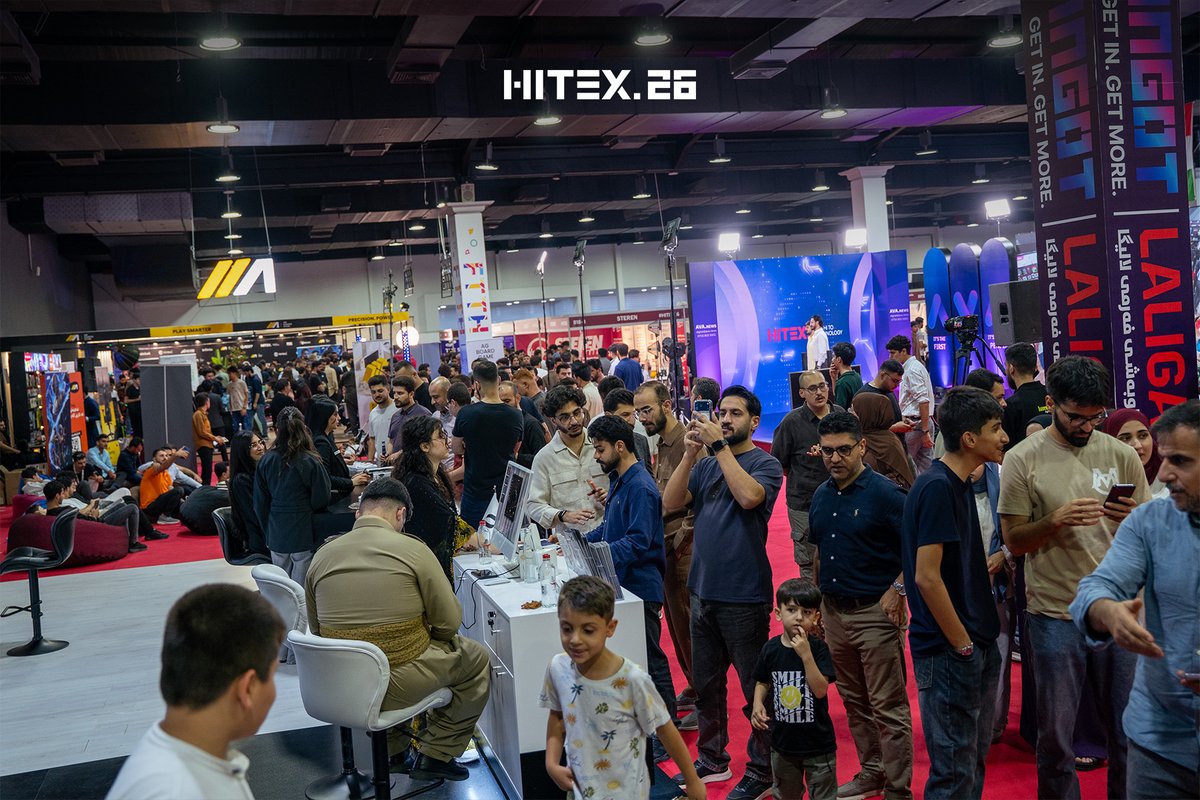 HitexTech's tweet photo. بە وێنە، ڕۆژی چوارەم و کۆتایی هایتێکس 2026.

بالصور، اليوم الرابع والختامي من معرض هايتكس 2026.

Day four and the final day of HITEX 2026 in pictures.

#HITEX26 https://t.co/QcCIFyiypd