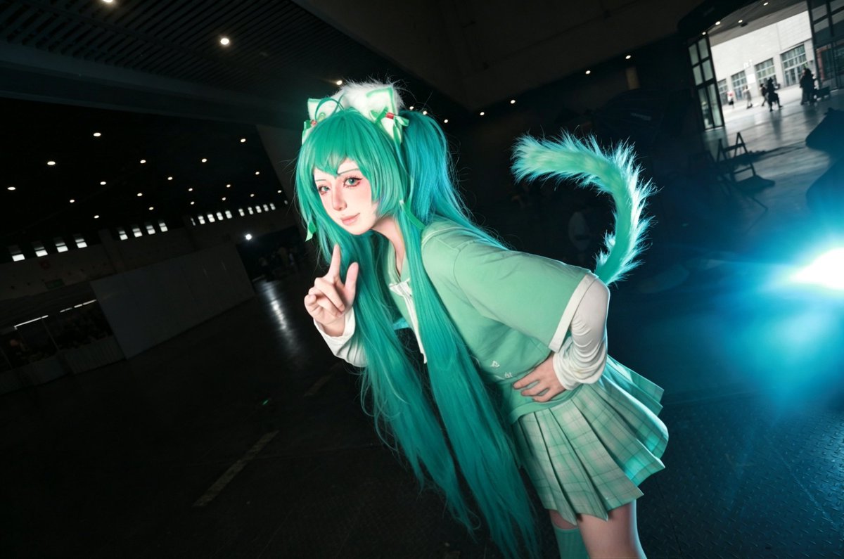 Yucha_offical's tweet photo. 今天要来点猫猫吗₌᳐･֊･₌᳐੭
#初音未来 #cosplay #男の娘 https://t.co/tnUqnHdoBy