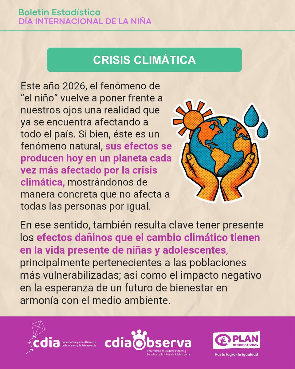 CDIApy's tweet photo. 🌎 También proponemos reflexionar sobre la crisis climática y sus implicancias en el aumento de los riesgos de violencias y exclusión.

📲 Conocé los datos:
https://t.co/tEdxSE7emn https://t.co/WaTKeRvPqA