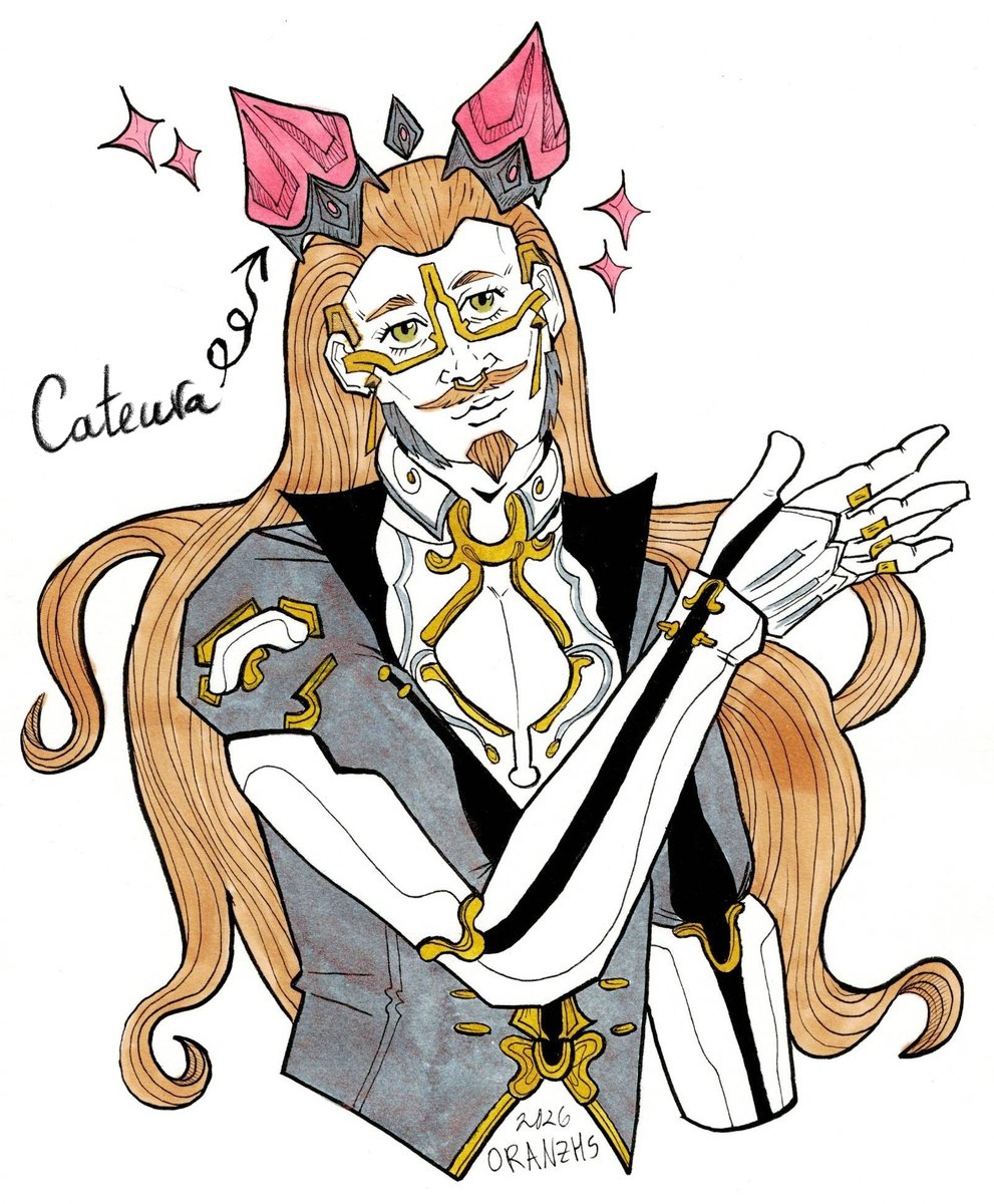 oranzhs's tweet photo. Tennotober day 13: Cateura https://t.co/6EELMfphhR