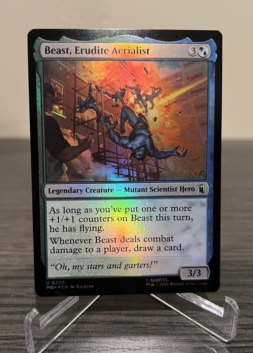 CardandCoinShop's tweet photo. Beast was the Uncommon Foil card! #Beast https://t.co/4GFBeSHh6B