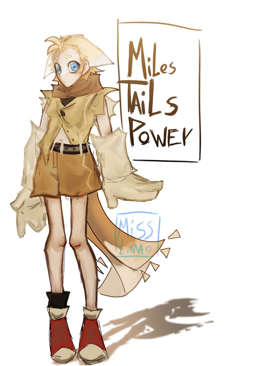 Misslengo0's tweet photo. HUMAN TAILS IS HERE YEYYYYYY!!!! #StH #MilesTailsPower https://t.co/meGoQSpIDm