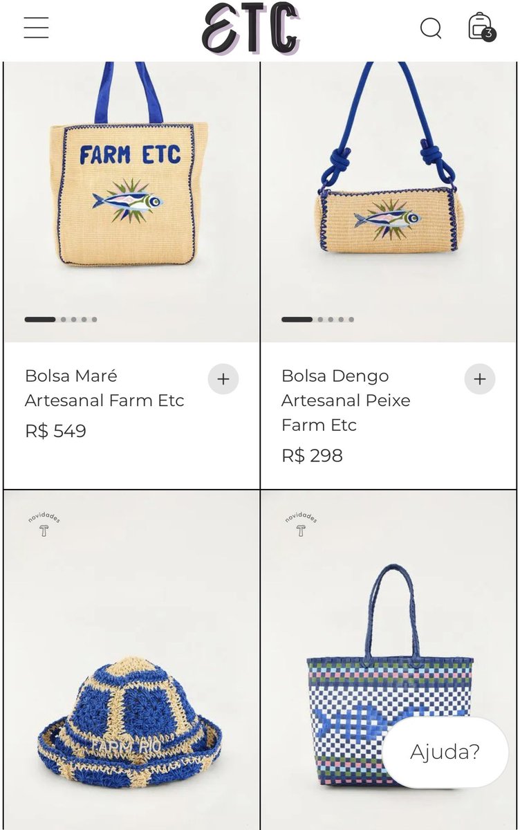 cupomdalaine's tweet photo. Ganhe “PRESENTE” na Farm Etc✨

+ DESCONTO e FRETE GRÁTIS usando meu cód de vendedora⤵️

                ✨✨✨7e7467✨✨✨

Use + Cupom: VEMPROAPP 

╰┈➤ https://t.co/DDeF0vgQFM https://t.co/UQWUxuuiWl