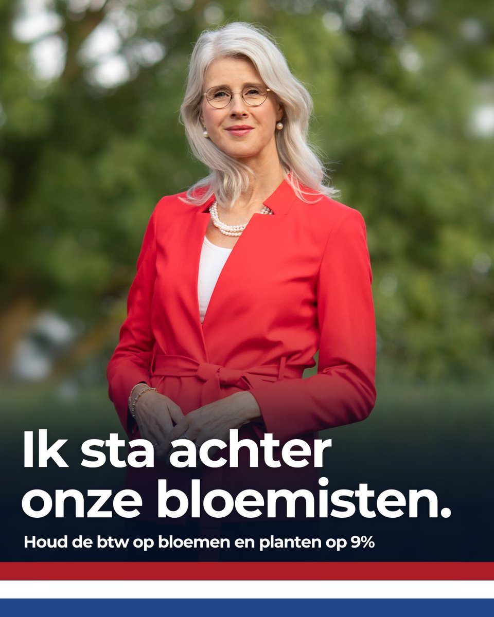 MonaKeijzer's tweet photo. Kabinet-Jetten dicht begrotingsgaten steeds met nieuwe belastingverhogingen. Nu moet de btw op bloemen en planten van 9 naar 21%.

Dat daardoor 2.440 banen op de tocht staan, wordt niet naar gekeken.. 

Zojuist een amendement ingediend om de btw in 2028 op 9% te houden.👇🏻

https://t.co/h0IP43M1Qo