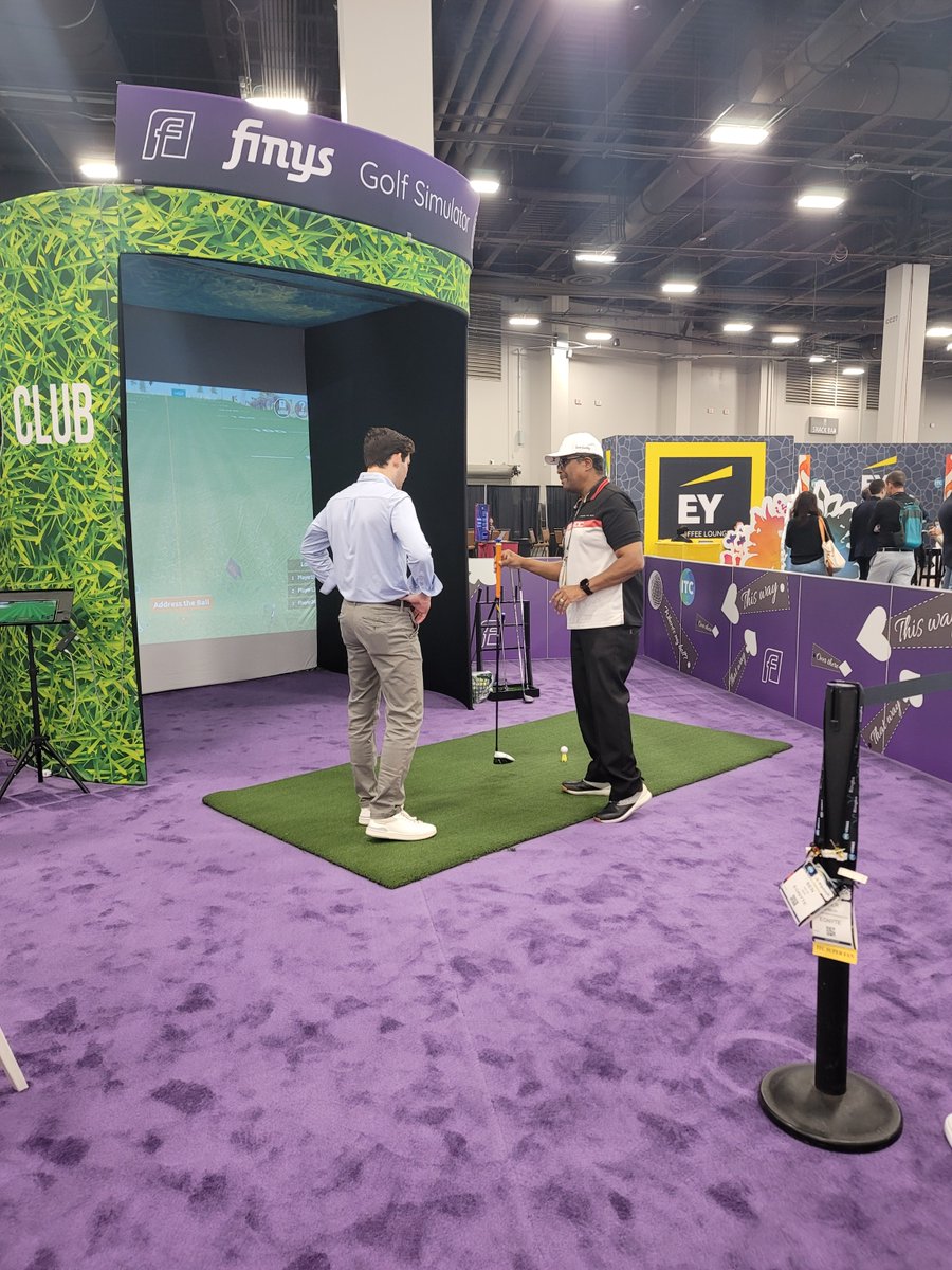 JustCallGary's tweet photo. Bring a little green to the scene! From tech driven VR Golf on the show floor to happy hour Poolside Chipping โณ๐๏ธโโ๏ธWe are here to make sure your event is a Hole in One.
#VRGolf #EventPlanning #CorporateEvents #EventEntertainment #HoleInOne #GolfEvents #LasVegasEvents #EventProfs https://t.co/3GE06qCT89