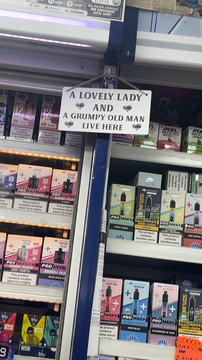 vorpalteeth's tweet photo. i went to the store for my refill and oh. everything reminds me of me and my husband https://t.co/byBJbaC9c8