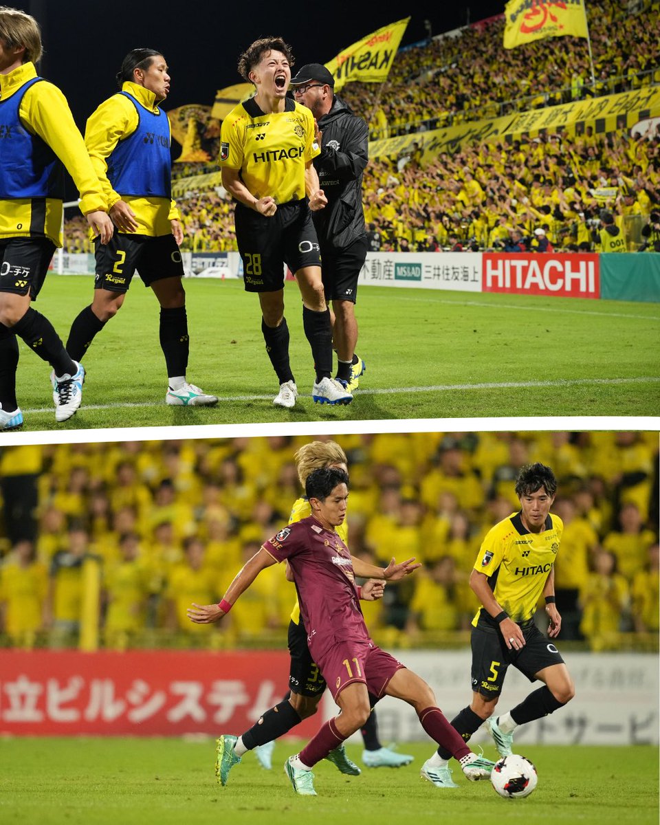 J_League_En's tweet photo. There's an art to defending, and Kashiwa Reysol gave us two perfect examples today 🧱

Keita Endo and Sachiro Toshima putting their bodies on the line with two brilliant clearances.

Which one impressed you more? 👇

#KashiwaReysol https://t.co/8FXaM5D6ng
