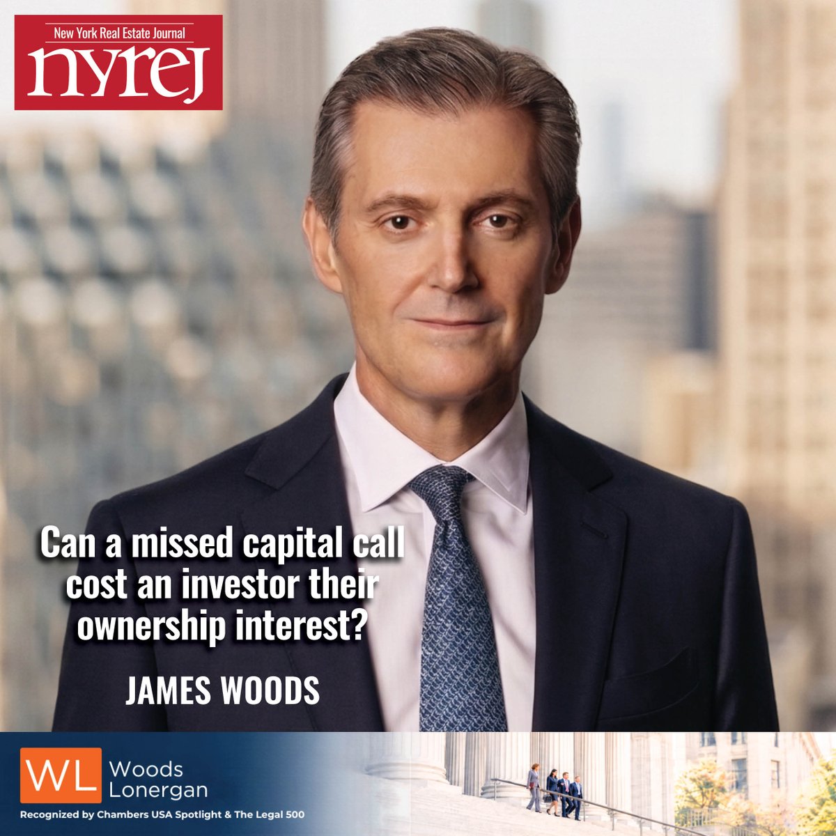 NYREJ's tweet photo. Can a missed capital call cost an investor their ownership interest? - by James Woods of Woods Lonergan PLLC - Read More here: https://t.co/A6lNcbfrt5 #NYREJ #commercialrealestate @WoodsLawPLLC https://t.co/bJSZOLOl0i