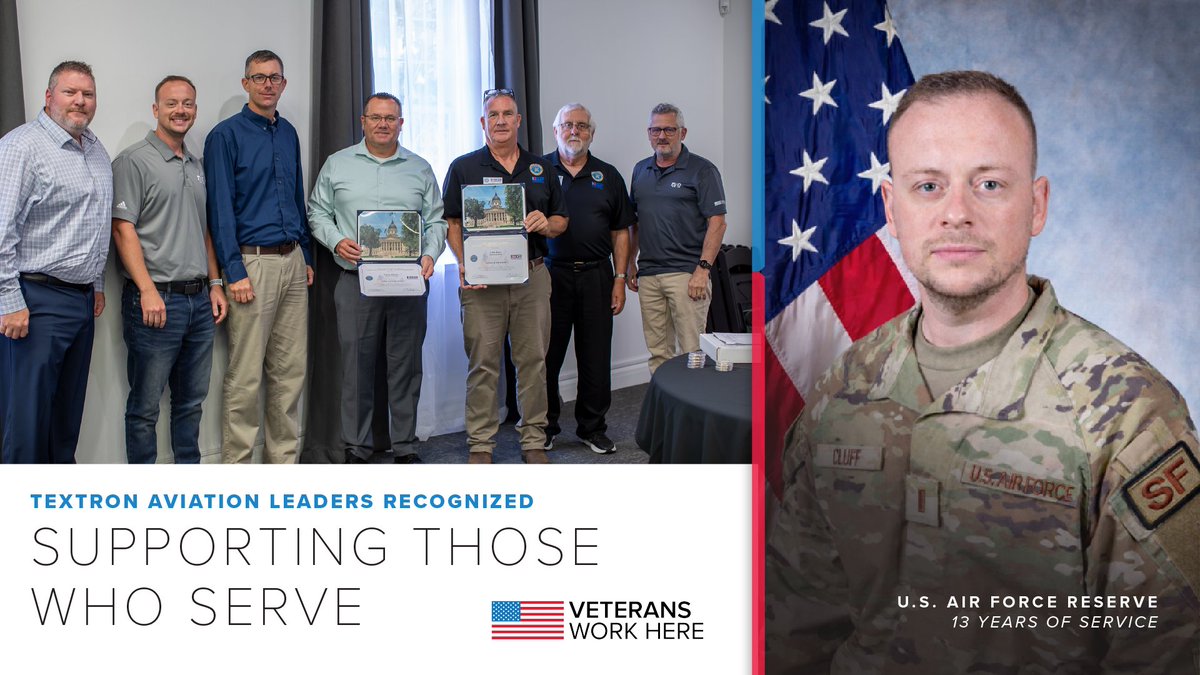 TextronAviation's tweet photo. Serving your country and building a rewarding career shouldn’t be an either-or choice. Learn how Textron Aviation supports military community members as they continue answering the call to serve while building meaningful careers.

Read Tyler’s story: https://t.co/Xxtc6nkUGF https://t.co/0iXvVjpshp