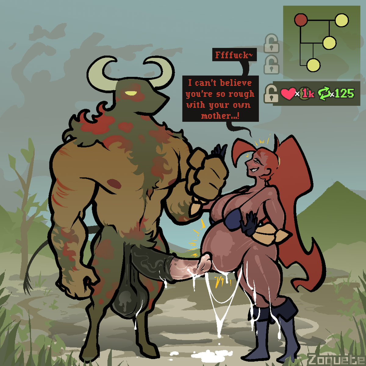 ZoqueteArt's tweet photo. Uh oh. [CW: Incest!] https://t.co/Yp9BLFZDIy