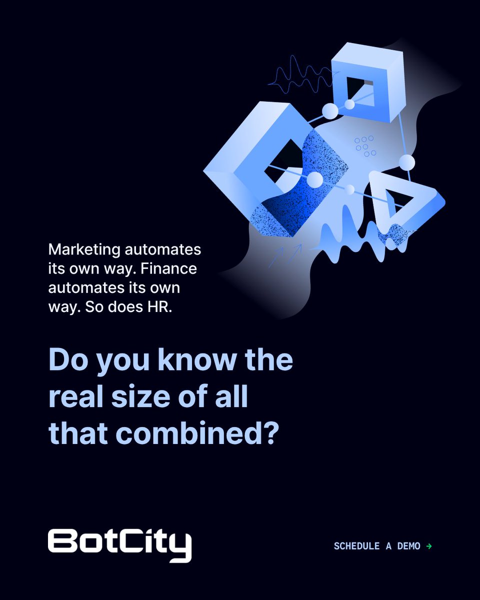 BotcityDev's tweet photo. Automation without central orchestration doesn't disappear, it just becomes invisible. Each department solves its own problem, and the company builds up a parallel operation no one can see from the top.

Schedule a demo: https://t.co/GzrTAxQ45p https://t.co/TTP0MpTTQ1