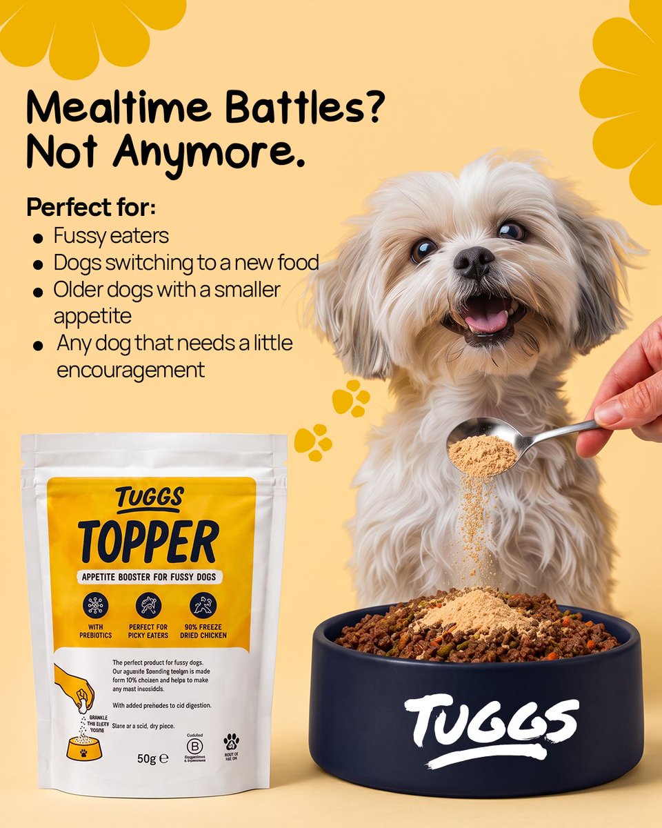 SimiAttram's tweet photo. Static ad design presentation for Tuggs, a UK based pet brand.

Which slide is your favourite? https://t.co/qh7LVpbqce