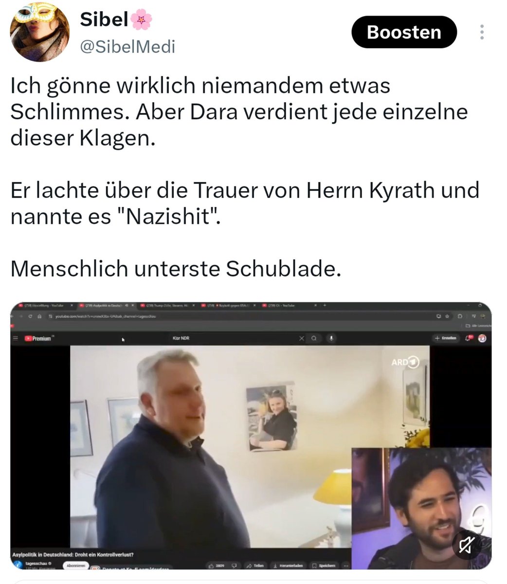 SibelMedi's tweet photo. 12.728,27 € Prozesskosten für Dara.

Heute ist ein sehr guter Tag ❤️✌🏾 https://t.co/O2lp02bBrd