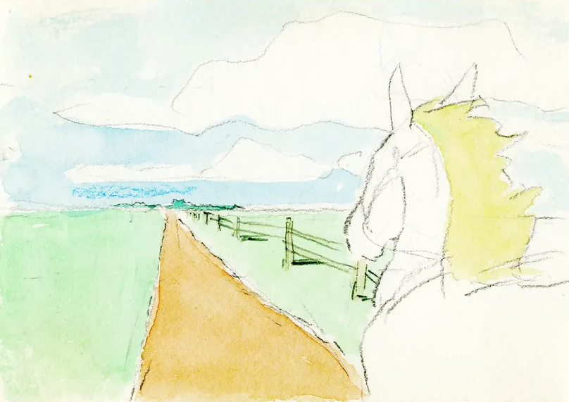 mantengorilla's tweet photo. 宮崎駿監督が1978年12月に描いた『赤毛のアン』オープニングのイメージボードです。 https://t.co/p5C21TnB1p
