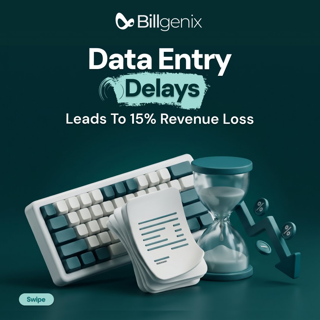 billgenix's tweet photo. Could hidden bottlenecks be slowing down your billing team? 🤔 Data entry delays can mean a 15% revenue loss! Learn how to streamline and optimize with BillGenix. Swipe through to uncover the hidden challenges. #RevenueCycle #HealthcareBilling #BillGenix #Efficiency https://t.co/3xvp1HFijK