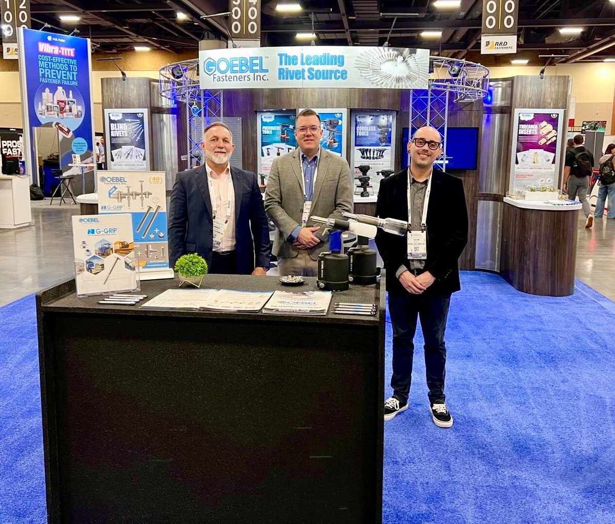 GoebelFasteners's tweet photo. 🚨 COME SEE US AT BOOTH # 1441🚨 The second day of the @FastenerShow is in full effect, make sure to stop by and see our expansive 20' x 20' booth! We have full products demos, free giveaways, and our sales team is excited to meet you! #GOGoebel #FastenerShow https://t.co/wdHryN0wOz