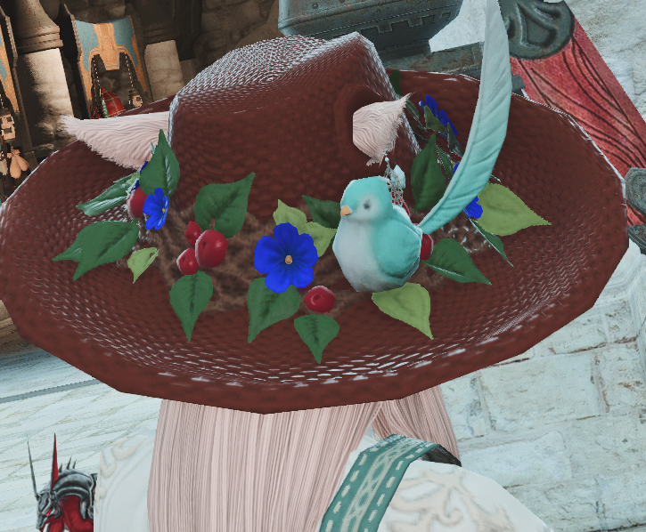 tulipnya's tweet photo. i like the little birdy on this hat :3c https://t.co/l48tNtYJtU