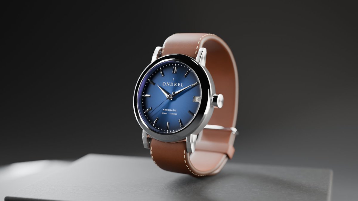 Ciroies0b's tweet photo. A 40 mm dress watch, modelled to the millimetre and rendered in Blender Cycles. No AI, no stock.

Need renders like this for your product page? Listing images from US$90:
https://t.co/XPWxSr6TJx

#b3d #productvisualization https://t.co/CQvESDCZq9