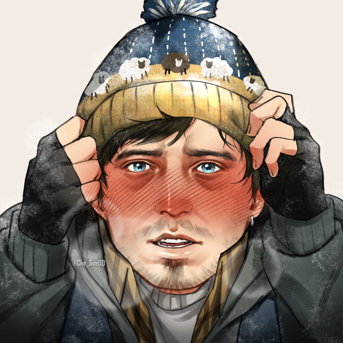 Che_Sue00's tweet photo. Bryan joins the blushing series <3
#ResidentEvil #BryanHodukavich #REBHFun https://t.co/em1UgKuLAa