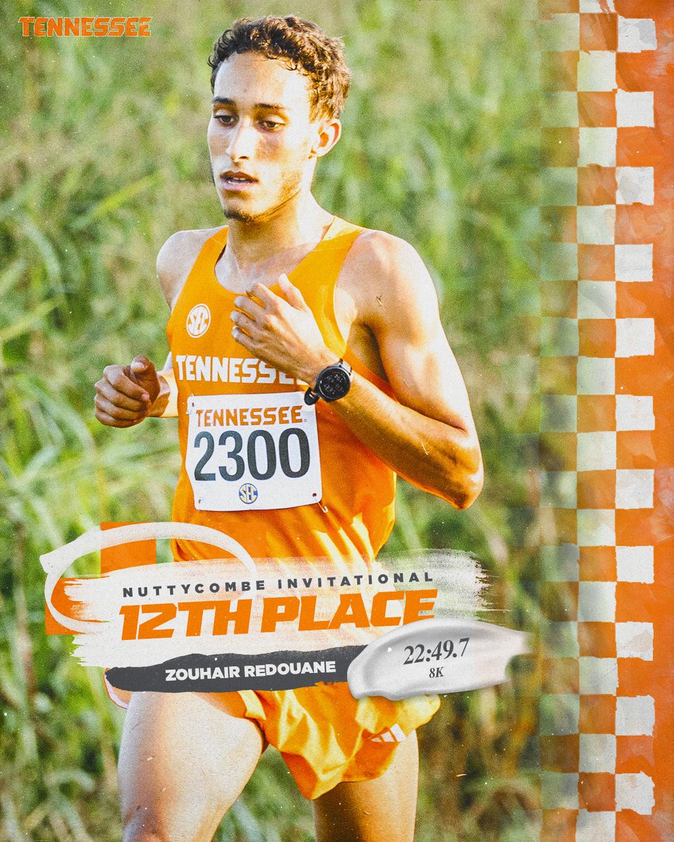 Vol_Track's tweet photo. For the second meet in a row, Nelson and Zouhair led the Vols with a pair of top-15 finishes!

No. 22 Tennessee placed 12th at the Nuttycombe Invitational, ahead of nine other nationally ranked teams:

— No. 2 Iowa State
— No. 11 Northern Arizona
— No. 13 Washington
— No. 17 Washington State
— No. 18 Michigan State
— No. 21 Butler
— No. 26 Georgia
— No. 27 Michigan
— No. 29 Missouri