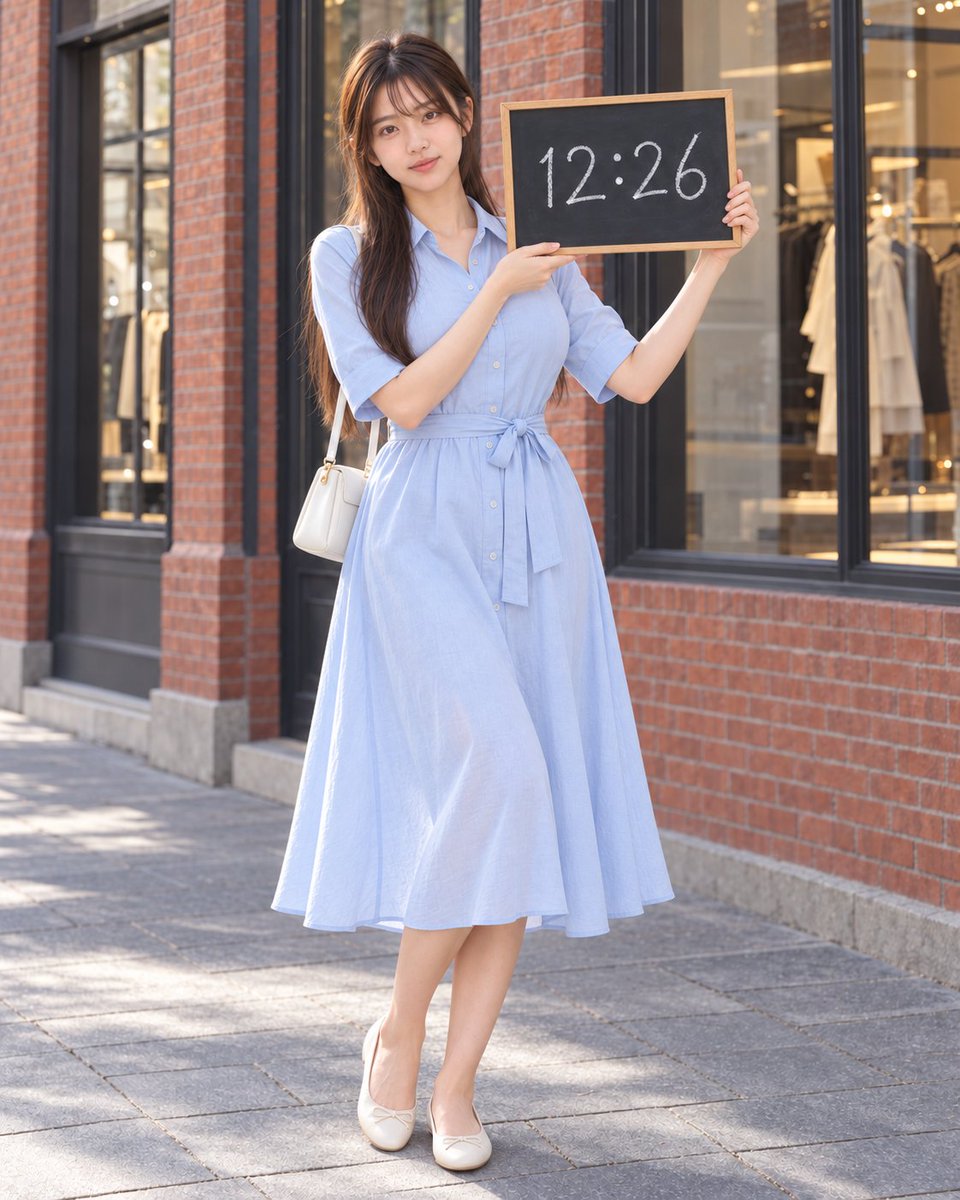 PrgRiver's tweet photo. 12:26。
お昼、食べた？
……私、そろそろお腹すいた。

#AI美女 #時報 #香耶の時報 https://t.co/iOysWS9X99