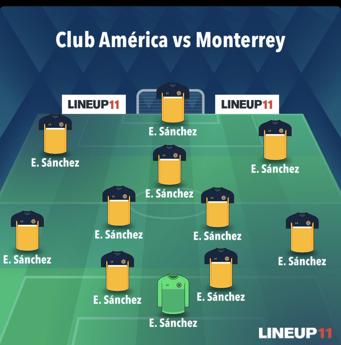 davsilc's tweet photo. El XI que espero mañana // El XI que Almada no deja de imaginar para el aniversario. 😍 https://t.co/XaLVyvjrFm