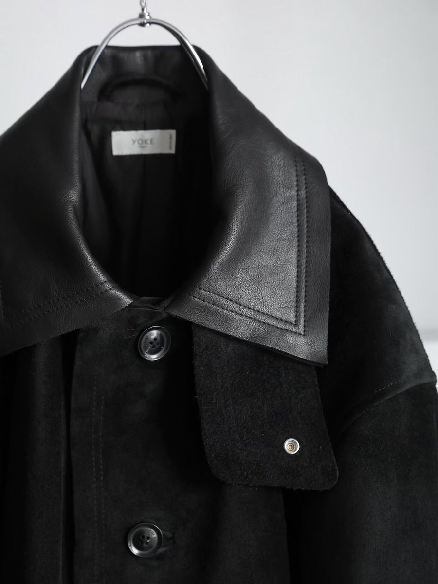uptod4te's tweet photo. YOKE for ATTEMPT 別注『Ex.Cow Suede Cut Off Car Coat』が国内10月10日（土）より限定発売 【 ヨーク アテンプト カーコート 】
https://t.co/JHzCfKCcWr https://t.co/yvUXQGiXTP