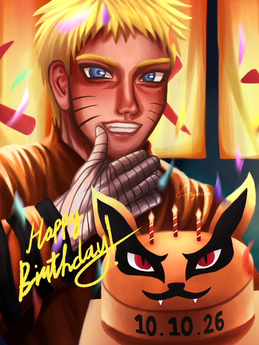 anginlora's tweet photo. お誕生日おめでとうナルトくん 🧡
Happy Birthday Naruto! 🎂🎊
 
#うずまきナルト誕生祭2026 
#うずまきナルト生誕祭2026 https://t.co/27aSORu2IQ