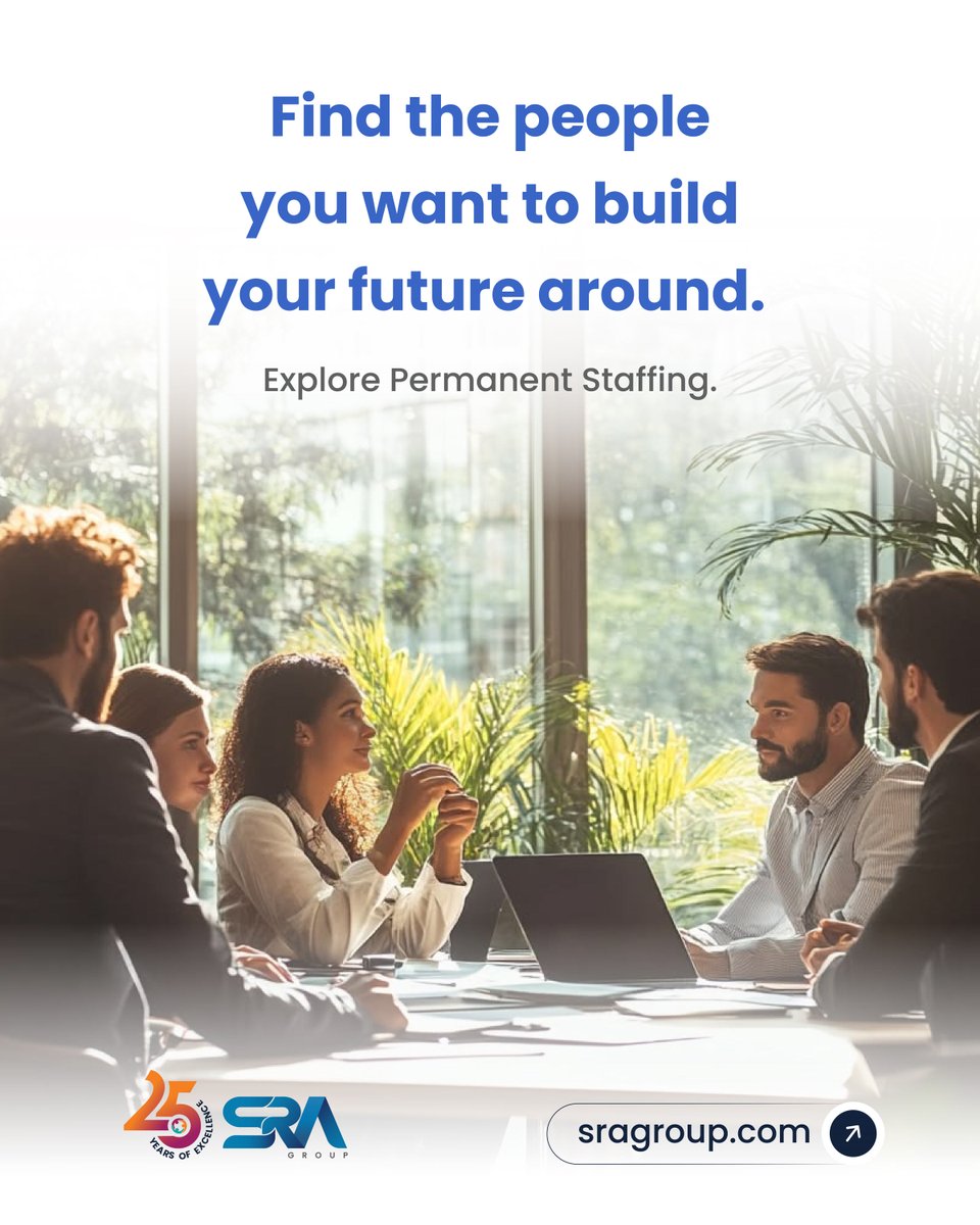 _SRAGroup's tweet photo. SRA connects organizations with permanent talent selected for what they need today and where they're headed next. Explore Permanent Staffing with SRA: https://t.co/62Uq7uaVUH 

#PermanentStaffing #Hiring #TalentAcquisition #Recruitment #SRAGroup https://t.co/g7Vuy3pAm0