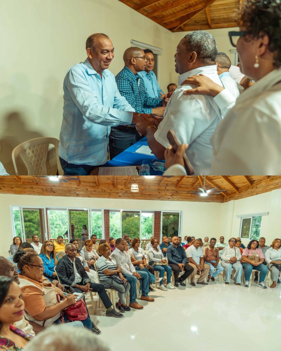 PRM_Oficial's tweet photo. ¡El diálogo nos fortalece para seguir avanzando!

Llegamos hasta el municipio de📍Pedro Brand para compartir un nuevo encuentro de socialización junto a nuestros dirigentes provinciales y municipales, encabezado por nuestro vicepresidente ejecutivo, @DeligneAB. https://t.co/A4HIk2aHQx