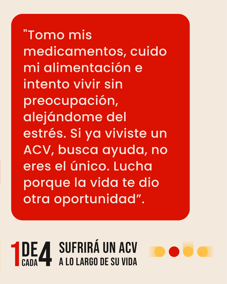 ACEVE_Chile's tweet photo. Gladys Marín ha sufrido 3 ACV: en 2022, en 2023 y en 2025. 

Hoy cuida su alimentación, evita el estrés y se aferra a la segunda oportunidad que le dio la vida. 

#PonteLaCamisetaACV #MesDelACV https://t.co/UKapqjrvQm
