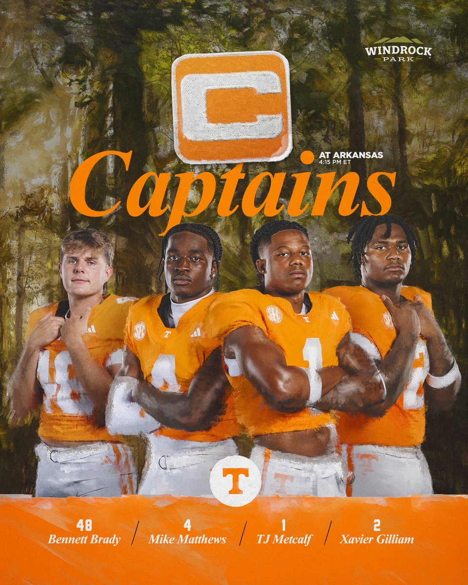Vol_Football's tweet photo. tomorrow's captains

#GBO 🍊 https://t.co/38GmaPaT8O