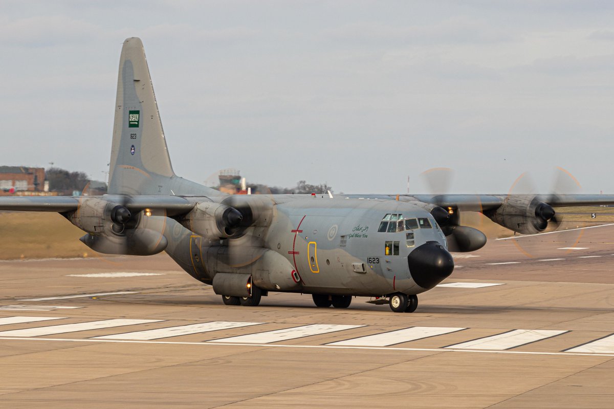danniellys's tweet photo. Saudi Hercules arrives at RAF Waddington to deliver support for Exercise Cobra Warrior. https://t.co/YAc8ui5J3t