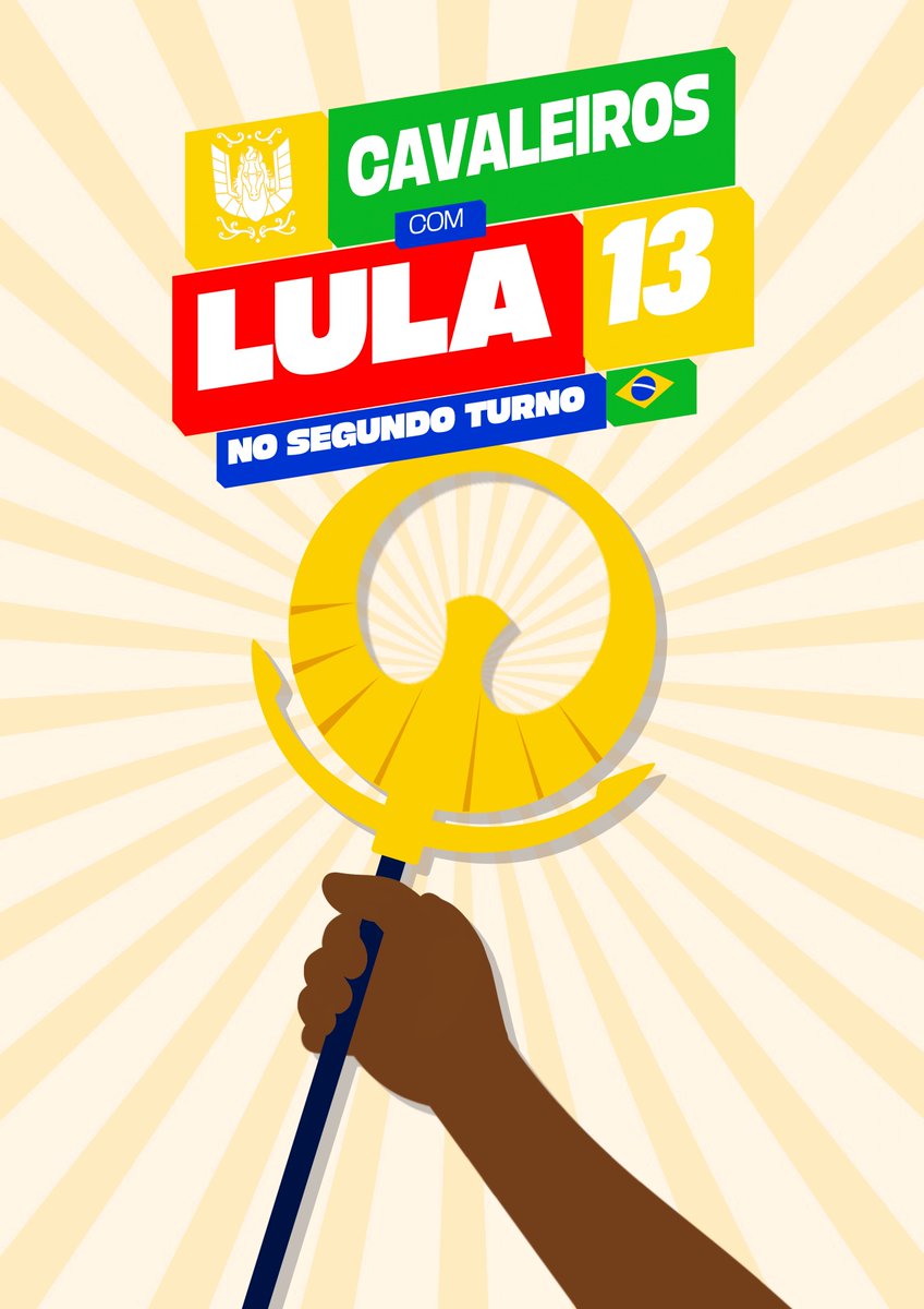 leticia_cosmos's tweet photo. CAVALEIROS DE DE ATENA COM LULA! 1⃣3⃣
⭐️
Juntos faremos a diferença!  🇧🇷❤️ https://t.co/n30S30EWlW