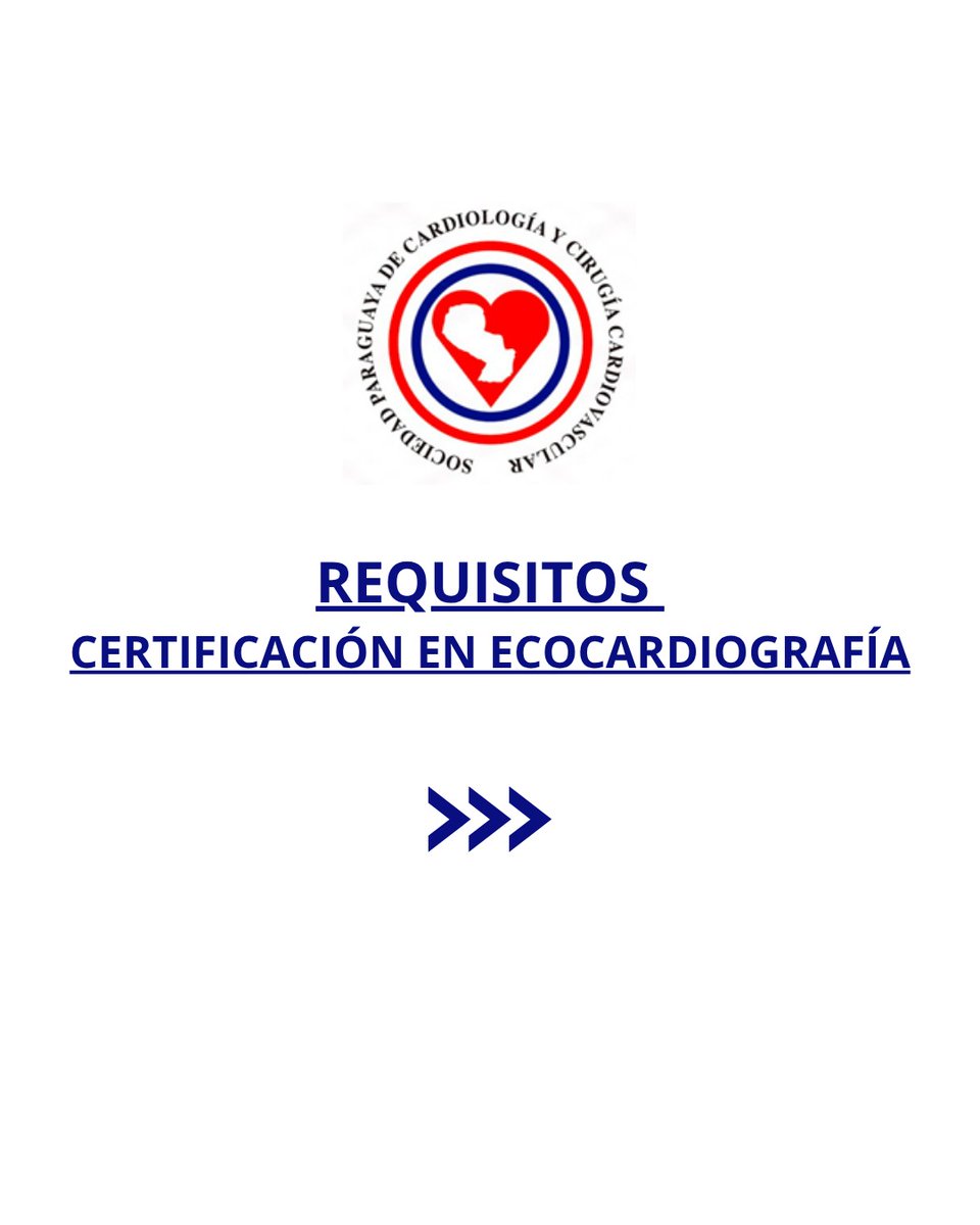 SPCyCC's tweet photo. REQUISITOS CERTIFICACIÓN EN ECOCARDIOGRAFÍA🙂‍↕️🫀

Tenés tiempo hasta el VIERNES 30 de OCTUBRE de 2026 para presentar los documentos correspondientes✅

El examen teórico/práctico sería el miércoles 18 de noviembre de 2026

Consultas al (0986 393-9991)📲 https://t.co/d6dOP5eYmH