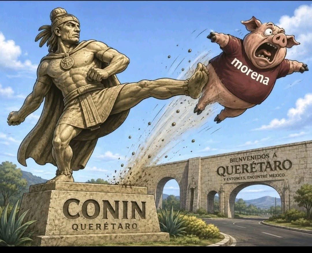 Donvix's tweet photo. De repente, #Querétaro presenta bloqueos y paros en un contexto preelectoral de designaciones y de controversias con el gobiernito federal:

1. Paro en el TecNM. Institución federal.
2. Paro en el IMSS. Institución federal.
3. Bloqueo por quejas vs Antorcha Campesina.

Es casual? https://t.co/iFTV7cvDTp
